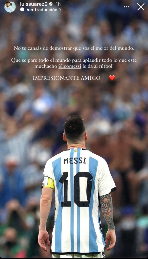 Luis Suarez on IG (@luissuarez9)