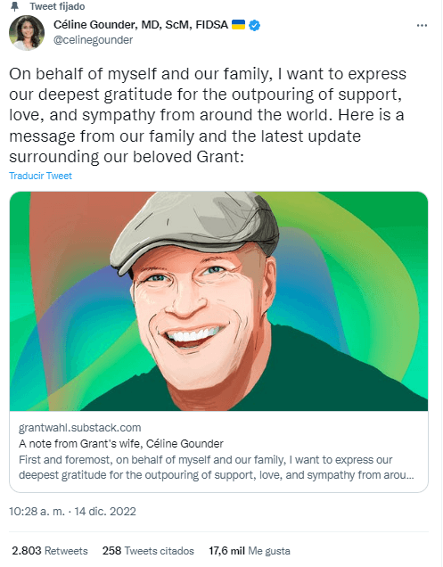 Fuente: Twitter Céline Gounder (@celinegounder)