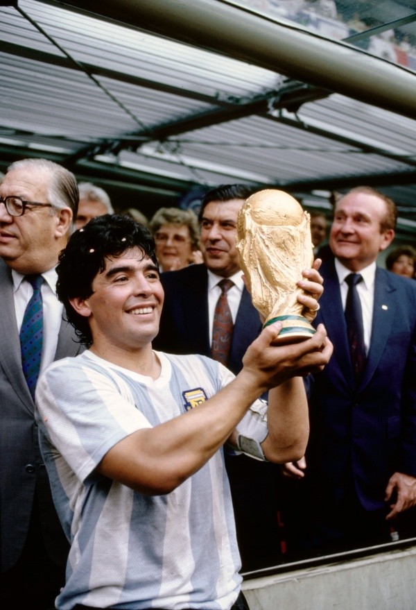Diego Maradona en el Mundial 1986.