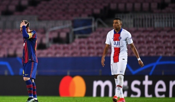 Lionel Messi vs. Kylian Mbappé: Getty