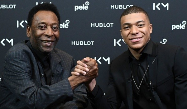 Pelé y Kylian Mbappé: Getty 