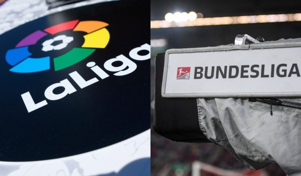 Logo de LaLiga y la Bundesliga: Getty