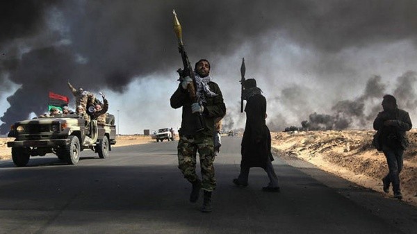 En la imagen, se observa la rebelión contra Gaddafi. (Getty Images)