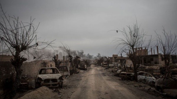 Un pueblo entero devorado por la guerra (Getty Images)