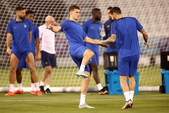 Entrenamiento de Francia. Getty.