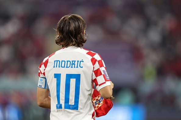 Modric con Croacia. Getty.