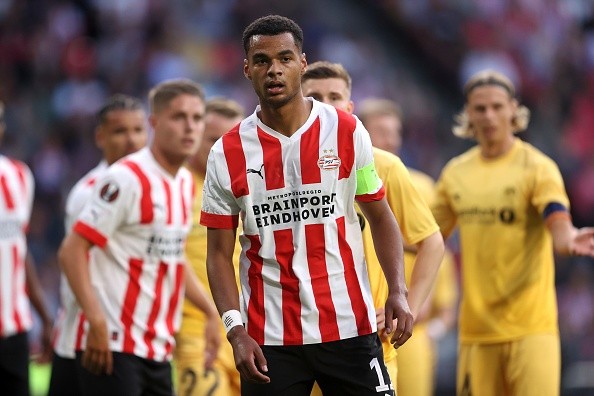 Gakpo, capitán de PSV. Getty.