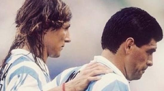 Foto: Arquivo Pessoal Caniggia/Instagram - Caniggia e Maradona foram grandes amigos