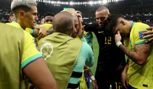 Brasil tras la eliminación con Croacia: Getty