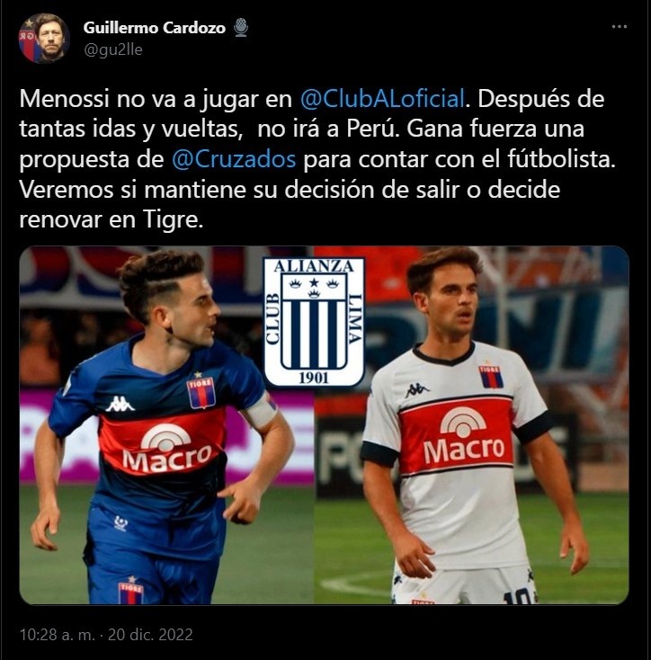 Lucas Menossi Guillermo Cardozo Universidad Católica