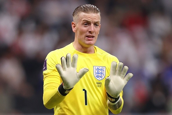 Pickford, con Inglaterra. Getty.