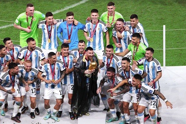 Argentina se alzó por tercera vez con el Mundial. Getty.