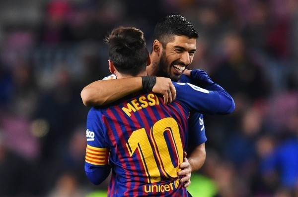 Messi y Suárez consumaron una fuerte amistad en Barcelona. (Foto: Getty Images)