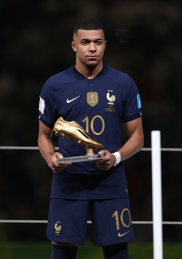 Kilyan Mbappé, gracias a su nivel en Qatar 2022, volvió a ser el jugador más caro del mundo. Getty Images