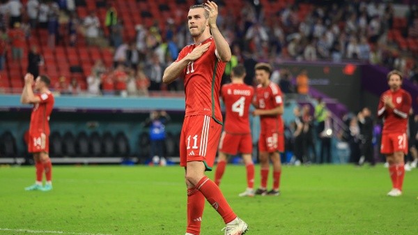 Bale pudo convertir en su primera Copa del Mundo y lo festejó con sus hinchas (Getty Images)