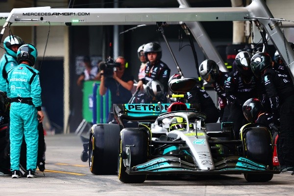 Lewis Hamilton y un 2022 para olvidar (Getty Images)