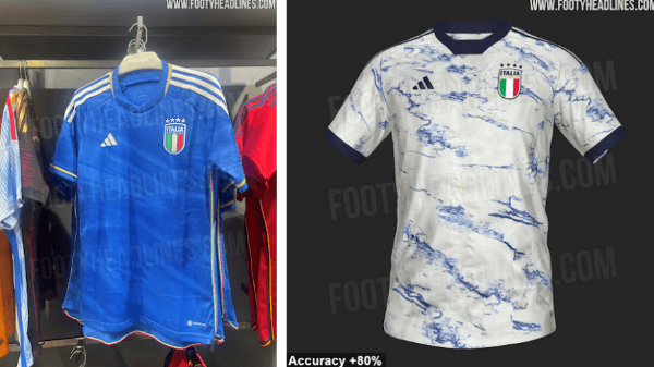 Las primeras de así lucirán las camisetas de Italia 2023