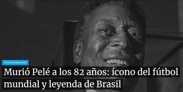 Pelé es el único jugador que ganó tres Mundiales. | Fuente: TyC Sports