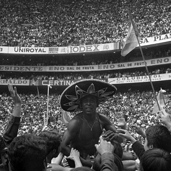 Pelé, en México 1970. (@CBF_Futebol)