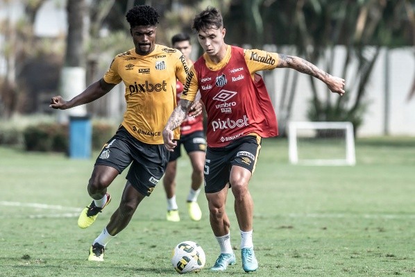 Foto: Ivan Storti/Santos FC - Zanocelo tem contrato no Santos até outubro de 2027