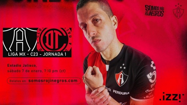 Foto: Twitter oficial de Atlas.