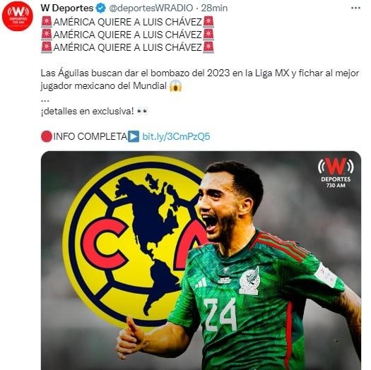 Fuente: @DeportesWRADIO