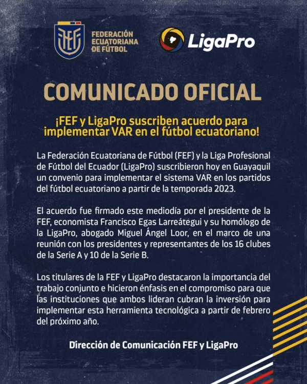 La Ligapro 2023 No Contará Con Var En Todos Sus Partidos