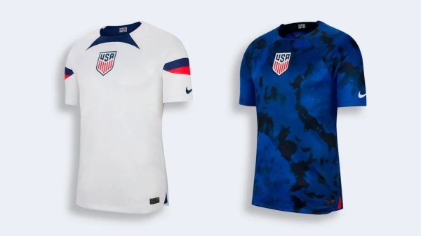 Siempre hay algún detalle particular en las casacas del equipo norteamericanos (Nike)