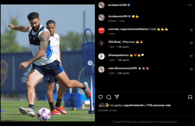 Orsini limitó los comentarios.