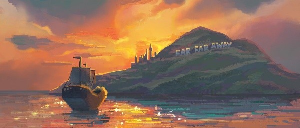 Far Far Away aparece en el final de Gato con Botas 2: El último deseo. (DreamWorks)
