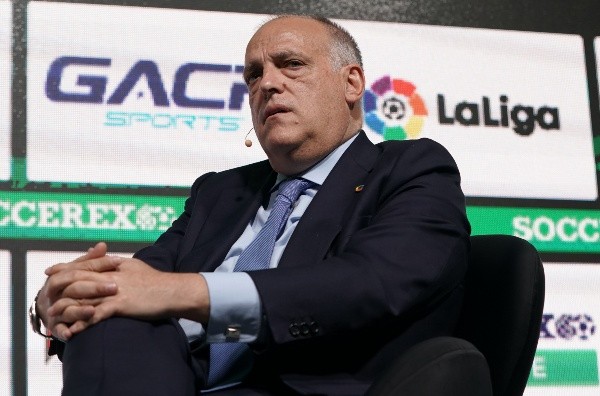 Javier Tebas defiende la industria del fútbol.