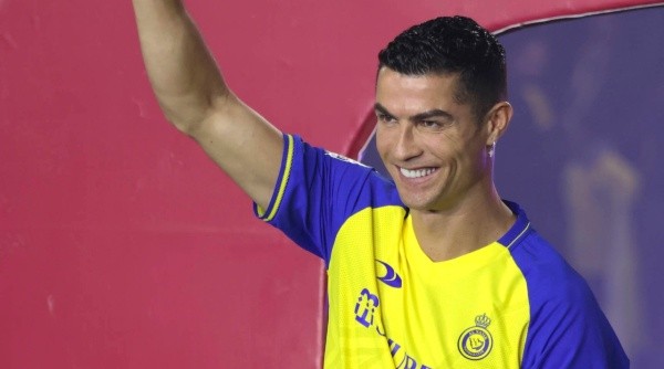 CR7, en su presentación con Al Nassr