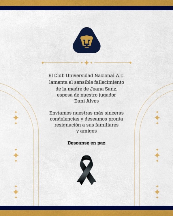 Foto: Twitter oficial de Pumas UNAM.