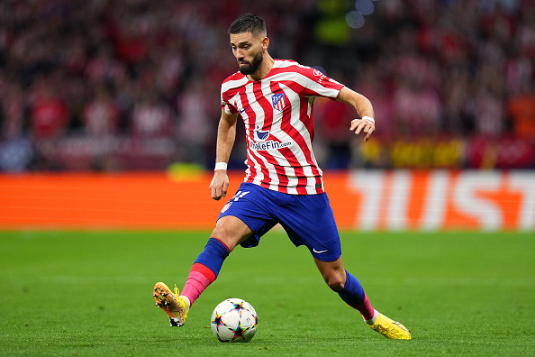 Yannick Carrasco de Atlético. Getty.