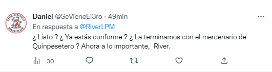 Furia riverplatense.