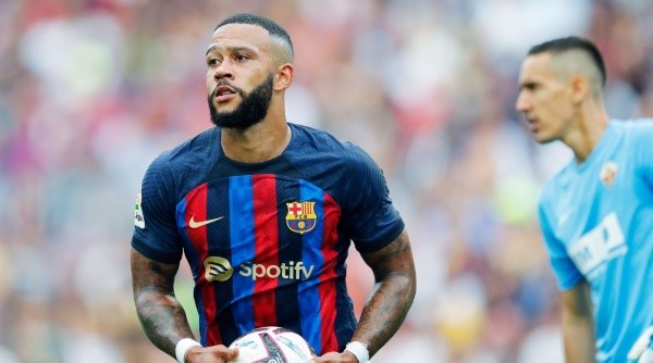 Memphis Depay, en la rampa de salida de Barcelona