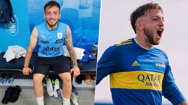 Ignacio Rodríguez, delantero de Boca que ya fue citado por Uruguay.