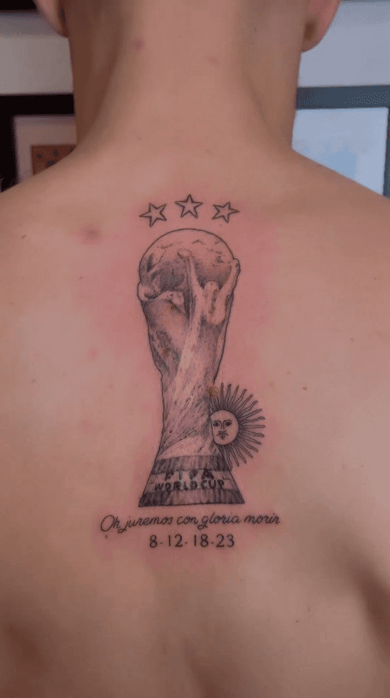 El tatuaje de Pezzella