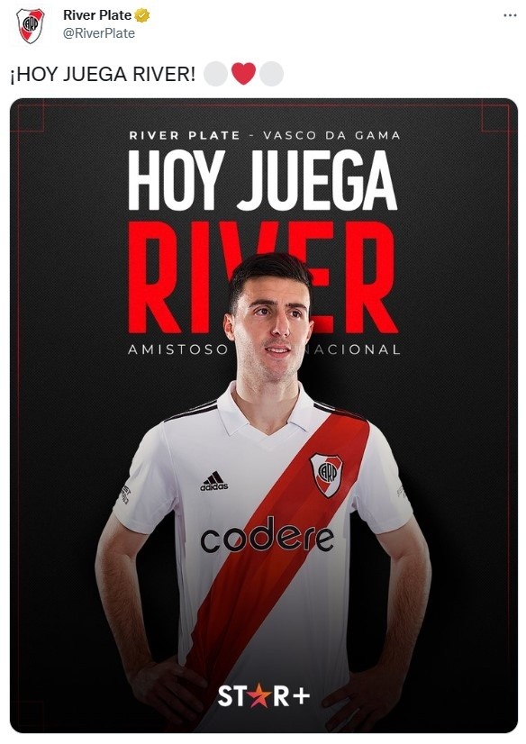 Paradela, portada del famoso “Hoy juega River”
