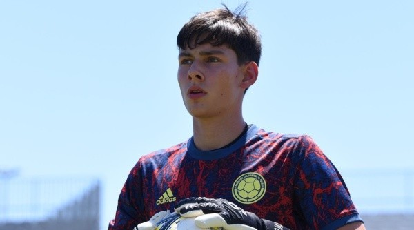 Alexei Rojas, arquero de Colombia Sub 20