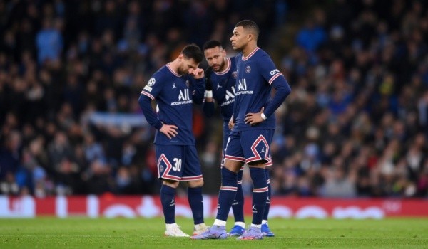 Lionel Messi, Neymar y Kylian Mbappé: Getty