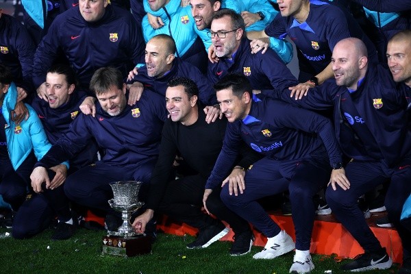 Barcelona llega al encuentro con el Ceuta después de ganarle la Supercopa de España al Real Madrid. Getty Images