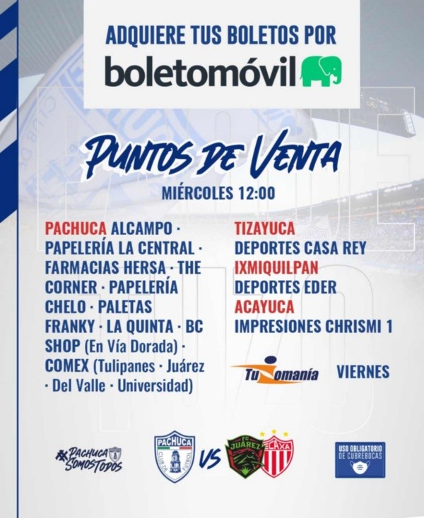 Foto: Twitter oficial de Pachuca.