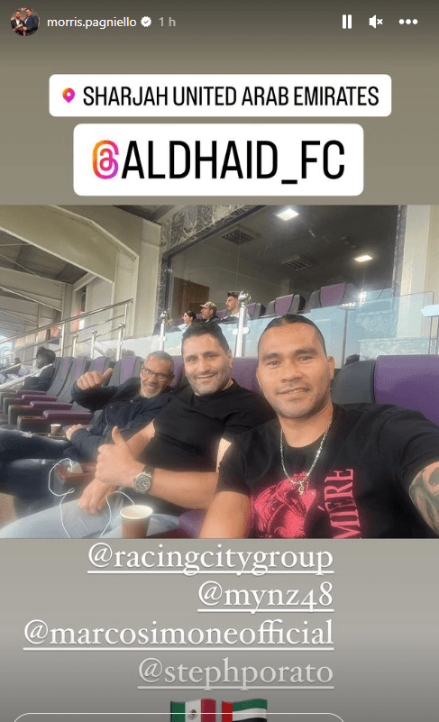 Gullit, cerca de fichar en los EAU. (@morris.pagniello)