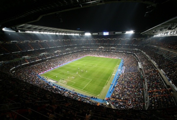 Estadio Santiago Bernabéu. Escenario que albergará al Real Madrid vs. Atlético de Madrid por la Copa del Rey. Getty Images.