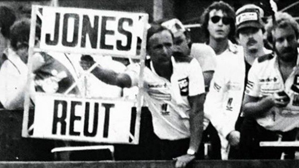 El cartel de la decisión del equipo Williams, que Reutemann nunca acató (F1 History)