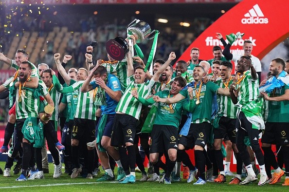 Betis, actual campeón de la Copa del Rey. Getty.