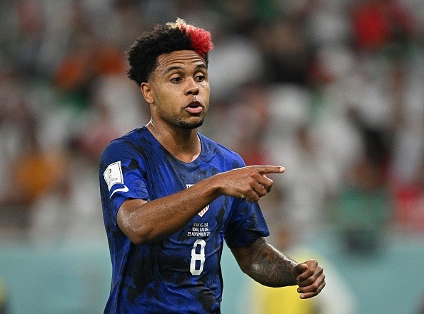 McKennie con la selección de Estados Unidos. Getty.