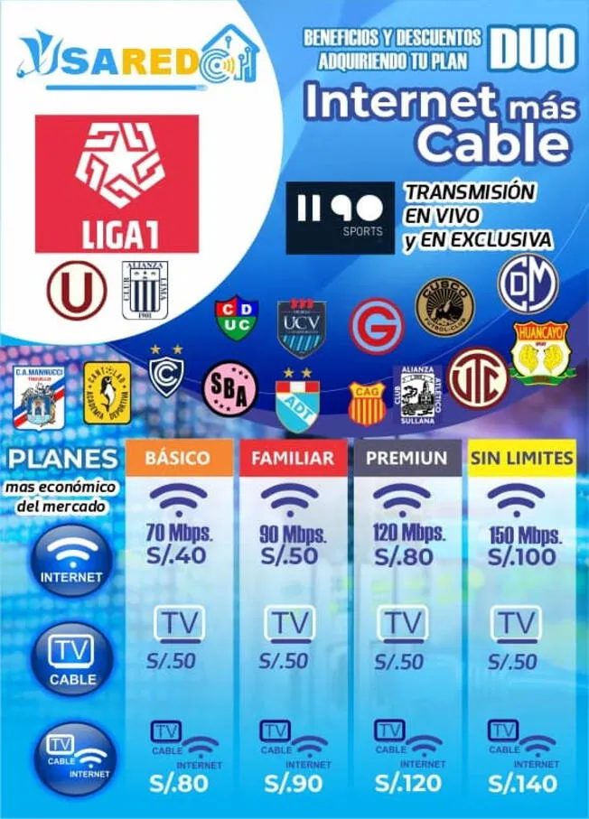 Estos Son Los Precios De Los Nuevos Operadores De Cable Que Transmitirán La Liga 1 2023