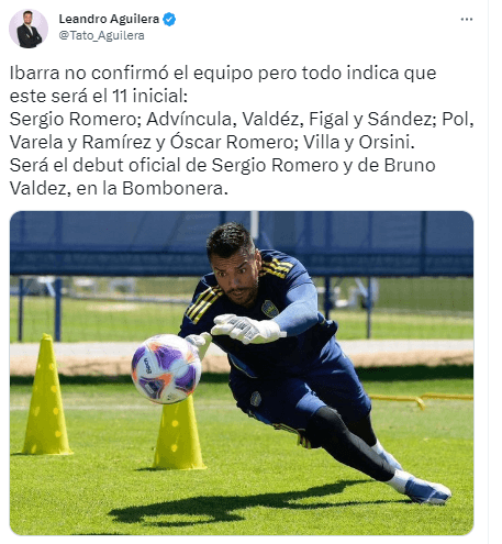 Bombonera. ¿Serán sólo pruebas? El sorpresivo 11 que probó Ibarra.